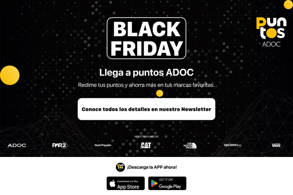 Aprovecha las promociones de Black Friday con Puntos ADOC: ¡Acumula  puntos en todas tus compras!