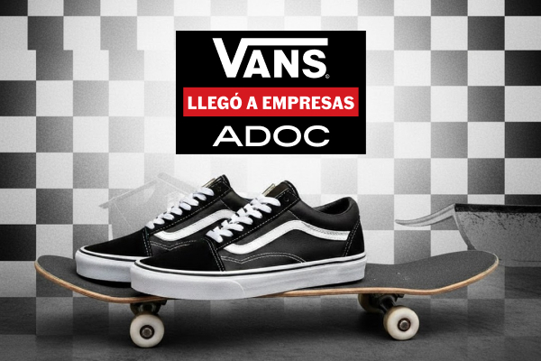 ¡VANS se incorpora a la familia de Puntos ADOC! Conoce todos los beneficios y productos que puedes encontrar