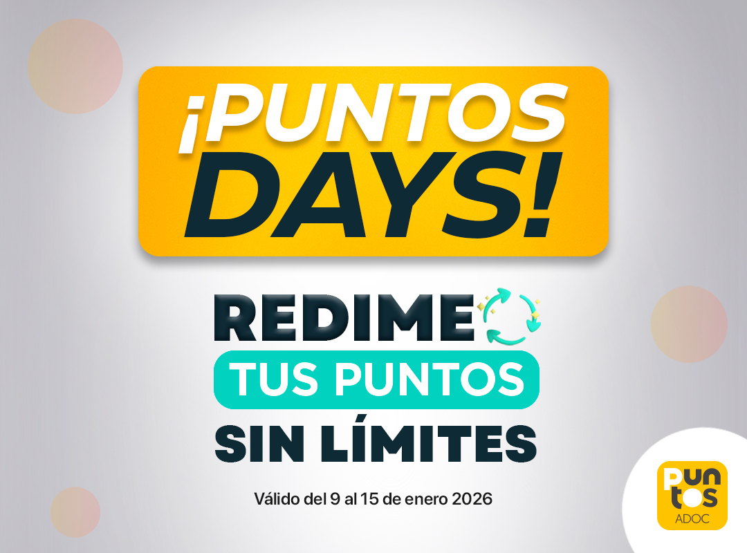 Puntos Days: la mejor oportunidad para usar tus Puntos ADOC ha llegado